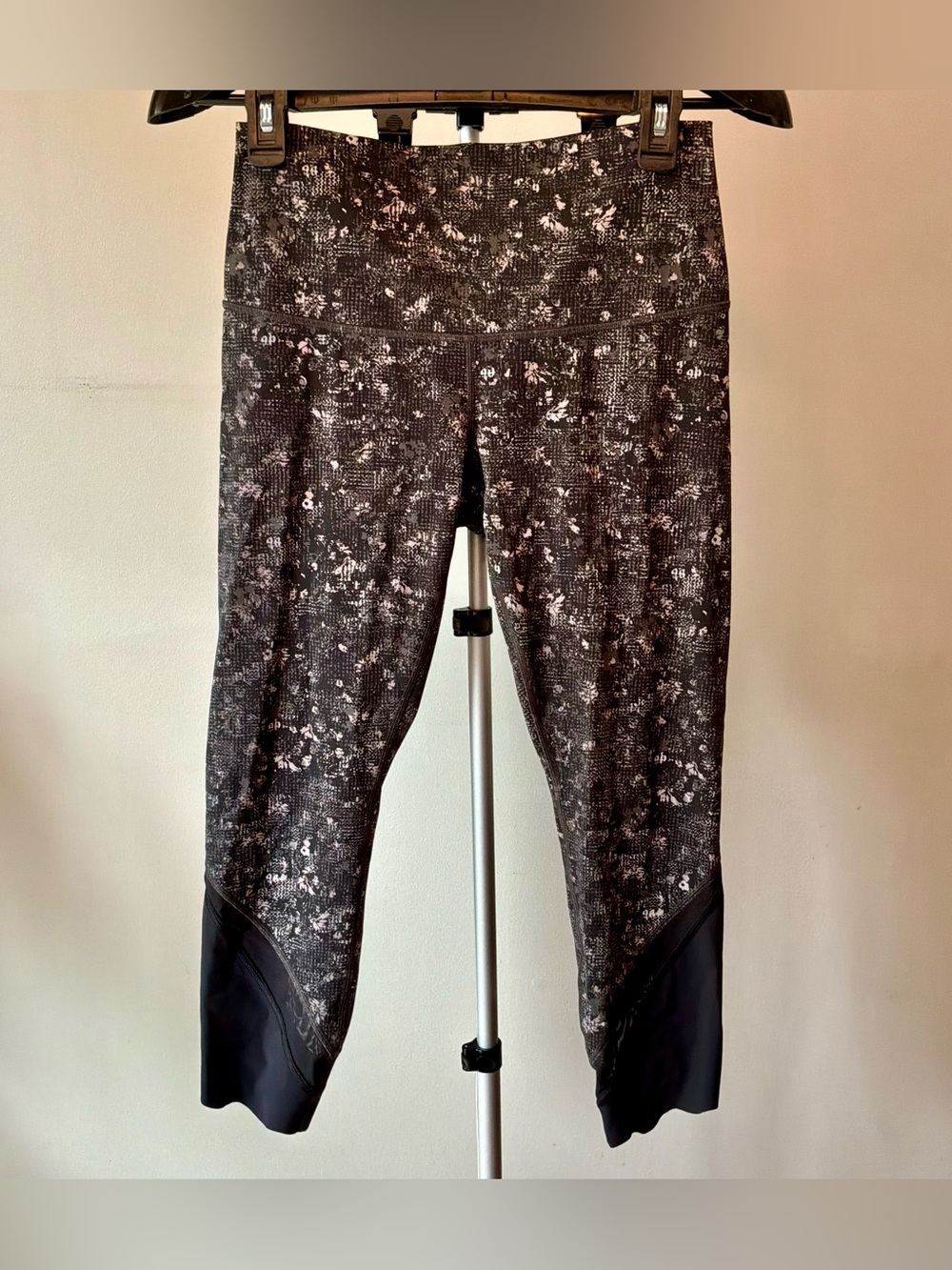 Lululemon Wunder Under High Rise Crop Leggings Equalized Multi Size 6